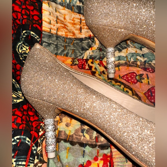 Sophia Webster Coco Glitter Crystal Heel - Size 9/39.5 - Picture 5 of 8